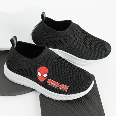 Cool Club, Pantofi sport pentru baieti, negru, imprimeu Spider-Man