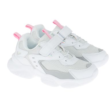 Cool Club, Pantofi sport pentru fete, alb, elemente holo
