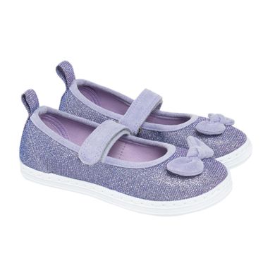 Cool Club, Papuci de casa pentru fete, mov, cu funda