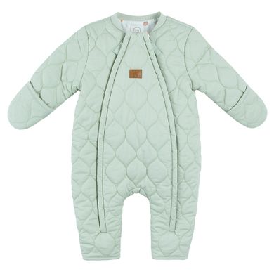 Cool Club, Pijama calduroasa tip salopeta pentru bebelusi, menta verde