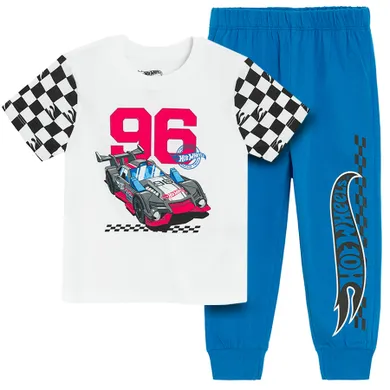 Cool Club, Pijama pentru baieti, mix, imprimeu Hot Wheels