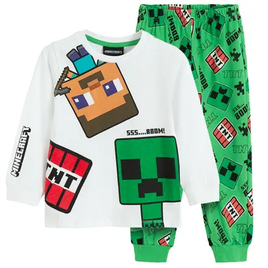 Cool Club, Pijama pentru baieti, mix, imprimeu Minecraft