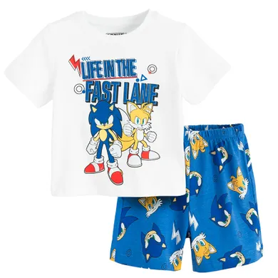 Cool Club, Pijama pentru baieti, mix, imprimeu Sonic the Hedgehog