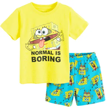 Cool Club, Pijama pentru baieti, mix, imprimeu SpongeBob