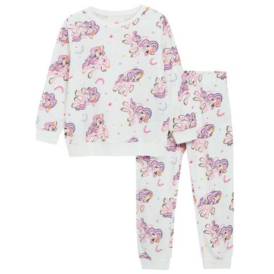 Cool Club, Pijama pentru fete, ecru, imprimeu My Little Pony