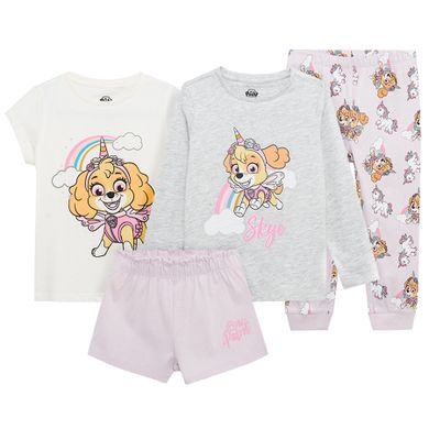 Cool Club, Pijama pentru fete, mix de culori, imprimeu Skye, Paw Patrol, set 2 buc.