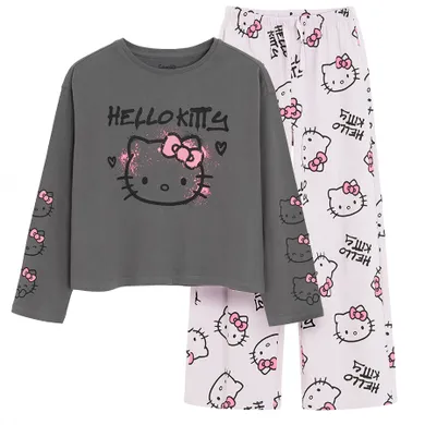 Cool Club, Pijama pentru fete, mix, imprimeu Hello Kitty