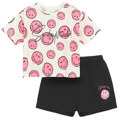 Cool Club, Pijama pentru fete, mix, imprimeu SmileWorld
