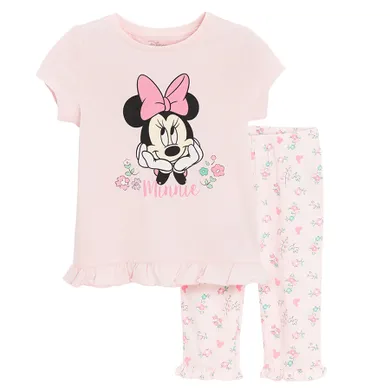 Cool Club, Pijama pentru fete, roz, imprimeu Minnie Mouse