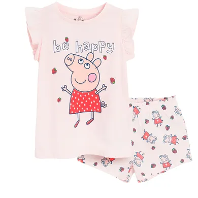 Cool Club, Pijama pentru fete, roz, imprimeu Peppa Pig