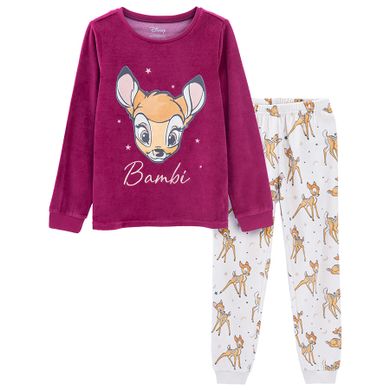 Cool Club, Pijama pentru fete, velur, mix, imprimeu Bambi