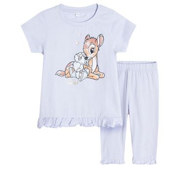 Cool Club, Pijama pentru fete, violet, imprimeu Bambi