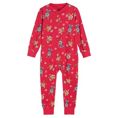 Cool Club, Pijama-salopeta pentru fete, rosu, imprimeu Paw Patrol