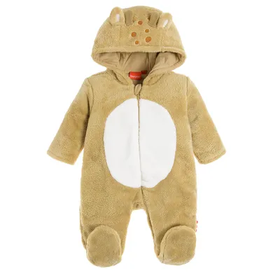 Cool Club, Pijama tip salopeta calduroasa pentru copii, galben, Fisher-Price