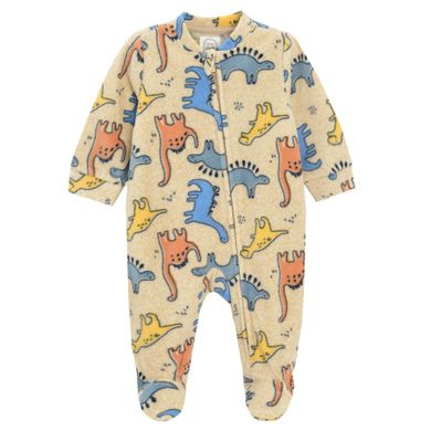 Cool Club, Pijama tip salopeta pentru baieti, bej