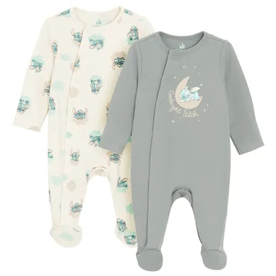 Cool Club, Pijama tip salopeta pentru bebelusi, mix, imprimeu Lilo si Stitch, set, 2 buc.