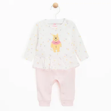 Cool Club, Pijama tip salopeta pentru fete, mix, imprimeu Winnie the Pooh