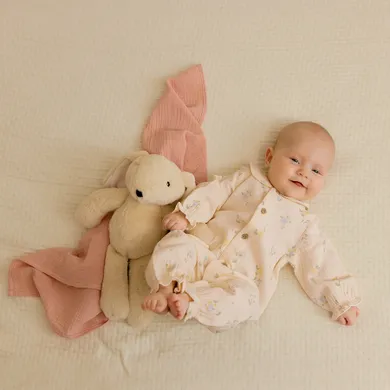 Cool Club, Pijama tip salopeta pentru fete, muselina, piersica