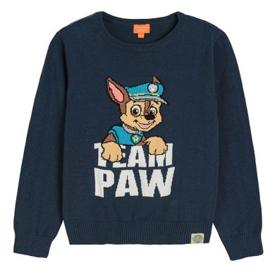 Cool Club, Pulover pentru baieti, bleumarin, imprimeu Chase, Paw Patrol
