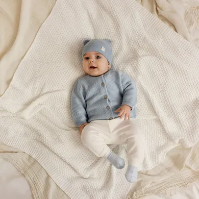 Cool Club, Pulover pentru baieti, cu nasturi, albastru