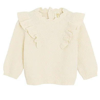 Cool Club, Pulover pentru fete, ecru