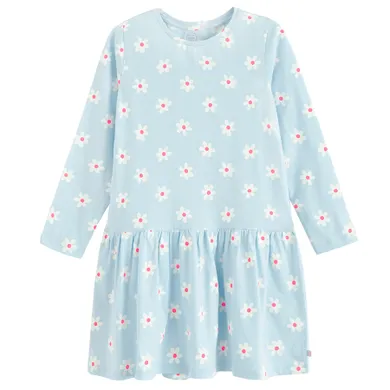 Cool Club, Rochie cu maneca lunga pentru fete, albastru