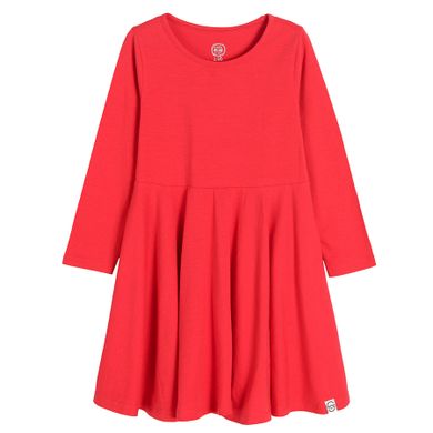 Cool Club, Rochie cu maneca lunga pentru fete, rosu