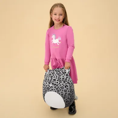 Cool Club, Rochie cu maneca lunga pentru fete, roz