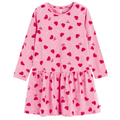 Cool Club, Rochie cu maneca lunga pentru fete, roz