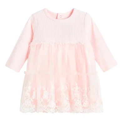 Cool Club, Rochie cu maneca lunga pentru fete, roz