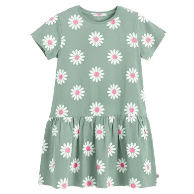 Cool Club, Rochie cu maneca lunga pentru fete, verde