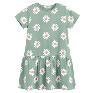 Cool Club, Rochie cu maneca lunga pentru fete, verde