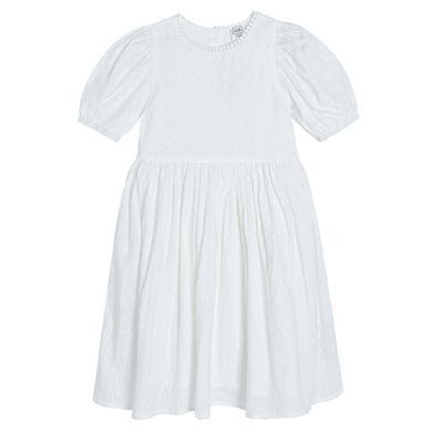 Cool Club, Rochie cu maneca scurta pentru fete, alb