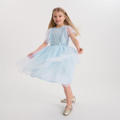 Cool Club, Rochie cu maneca scurta pentru fete, albastru