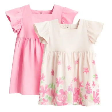 Cool Club, Rochie cu maneca scurta pentru fete, mix, set, 2 buc.