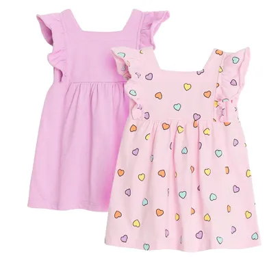 Cool Club, Rochie cu maneca scurta pentru fete, mix, set, 2 buc.
