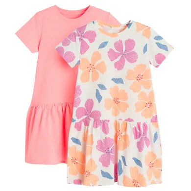 Cool Club, Rochie cu maneca scurta pentru fete, mix, set, 2 buc.