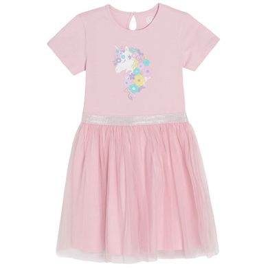 Cool Club, Rochie cu maneca scurta pentru fete, roz