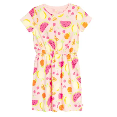 Cool Club, Rochie cu maneca scurta pentru fete, roz