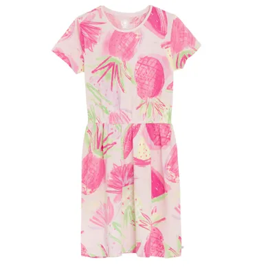 Cool Club, Rochie cu maneca scurta pentru fete, roz