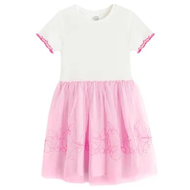 Cool Club, Rochie cu maneca scurta pentru fete, roz