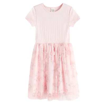 Cool Club, Rochie cu maneca scurta pentru fete, roz