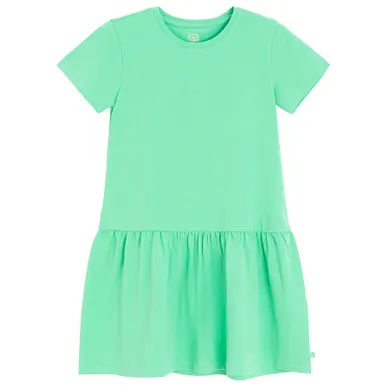 Cool Club, Rochie cu maneca scurta pentru fete, verde