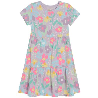 Cool Club, Rochie cu maneca scurta pentru fete, violet