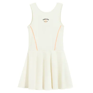 Cool Club, Rochie fara maneci pentru fete, alb