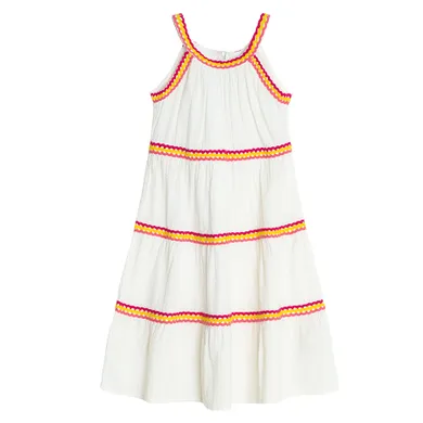 Cool Club, Rochie fara maneci pentru fete, alb