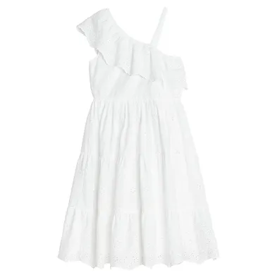 Cool Club, Rochie fara maneci pentru fete, alb