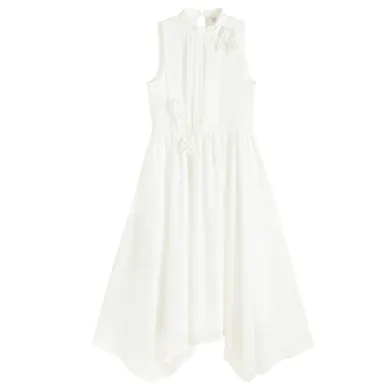 Cool Club, Rochie fara maneci pentru fete, alb