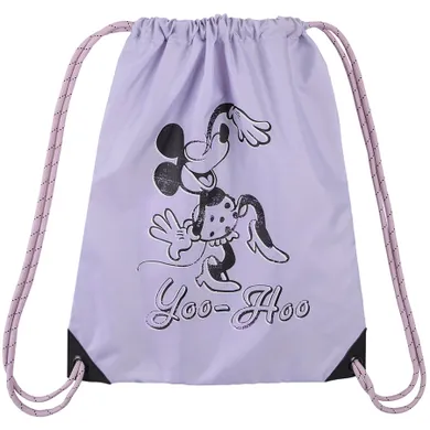 Cool Club, Rucsac cu snur pentru fete, violet, imprimeu Minnie Mouse