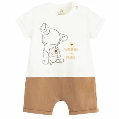 Cool Club, Salopeta rompers pentru baieti, mix, imprimeu Winnie the Pooh